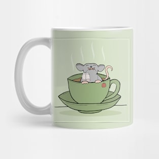 Cute Mouse in a Cup of Tea Mug